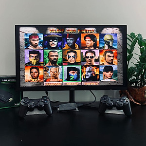 Máy chơi game cầm tay 4 nút Game stick 4k HDMI PS3000 kết nối không dây 3500 trò chơi