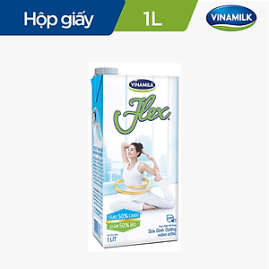 Thùng 12 Hộp Sữa Tiệt Trùng Vinamilk Flex Không Lactose 1 Lít