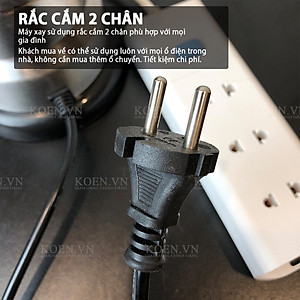 Máy xay hạt khô, xay bột, gia vị cà phê đa năng, công suất 300w, 6 lưỡi dao cực bén, chất liệu cối inox, bảo hành 12 tháng - FOOD - Hàng chính hãng DoDoDios