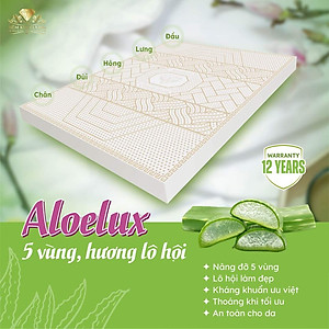 Nệm Cao Su Kim Cương 5 ZONE ALOE