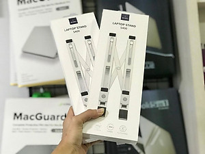 Đế Nhôm Tản Nhiệt Dành Cho Macbook, Laptop WIWU Có Thể Gấp Gọn Và Điều Chỉnh 6 Nấc Độ Cao - Hàng Chính Hãng