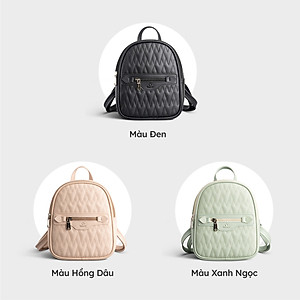 Balo Yuumy ( Thời trang nữ thiết kế khóa kéo cách điệu - Balo da Seasand YBA89 )