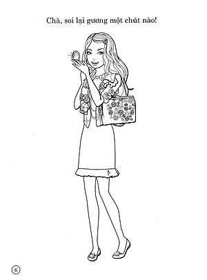 Sách Barbie Xinh Đẹp 4 (Tô Màu Có Hình Dán)