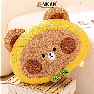 Mền Văn Phòng 3 Trong 1 Gấu Orange Cao Cấp Để Đi Dã Ngoại, Xe Giường Nằm, Ngủ Tại Văn Phòng Vô Cùng Tiện Dụng