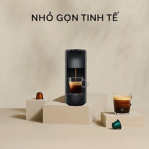 Máy pha cà phê Nespresso Essenza Mini Đen - Hàng chính hãng