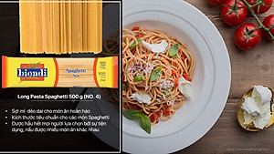 COMBO 2 Gói Mì Ý Spaghetti Số 4 Biondi 500g | Biondi Spaghetti No.4 500g