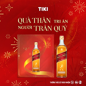 Hộp quà combo 2 chai rượu Johnnie Walker Red Label Blended Scotch Whisky 40% 750ml