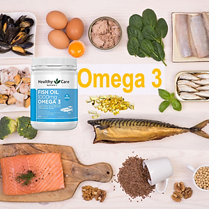 Omega 3 Úc Healthy Care Fish Oil 1000mg Hỗ trợ sức khỏe não bộ, hệ thần kinh, tim mạch, khớp, bổ mắt, Làm đẹp da và tăng sức khỏe tổng thể - OZ Slim Store