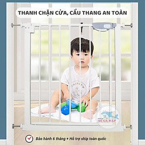 Chặn Cửa Chặn Cầu thang an toàn, chắn cửa dày nặng, thanh chặn cửa cao 79cm bảo vệ bé an toàn