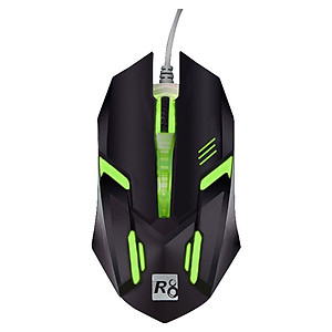 Chuột Chuyên Game R8 1602 Đèn LED Đa Màu (Đen) - Hàng Chính Hãng