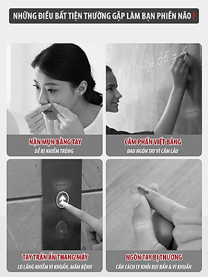 Túi 100 Bao Ngón Tay Cao Su Bọc Bảo Vệ Đầu Ngón Tay Chống Mài Mòn Bụi Bẩn Bảo Hộ Lao Động