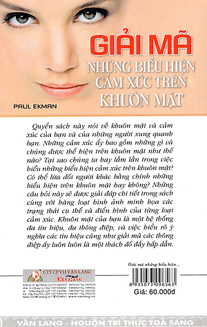 Giải Mã Những Biểu Hiện Cảm Xúc Trên Khuôn Mặt - Vanlangbooks