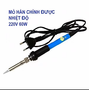 Mỏ hàn thiếc chỉnh nhiệt  tặng kèm 5 mũi hàn 