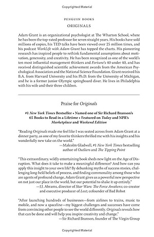 Sách Originals: How Non-Conformists Move The World