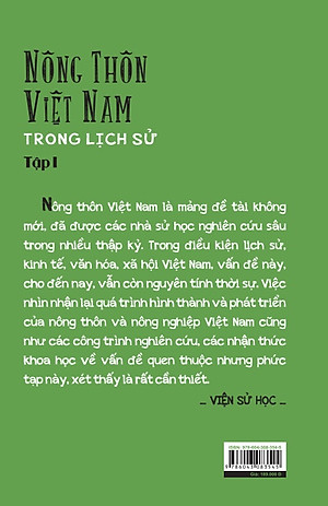 Nông Thôn Việt Nam Trong Lịch Sử Tập I