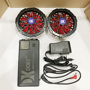 [GIÁ TỐT] Bộ Phụ Kiện Áo Điều Hòa ZASKY Nhật Bản, Bộ Phụ Kiện Áo Điều Hòa Quạt Gió, Bộ PIN Quạt Sạc Dây Cáp, PIN 50.000mAh-18V Bảo Hành 12 Tháng