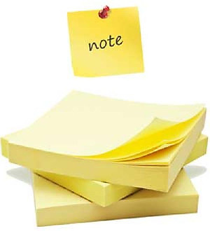 Combo 5 tập giấy note kt 3x3cm