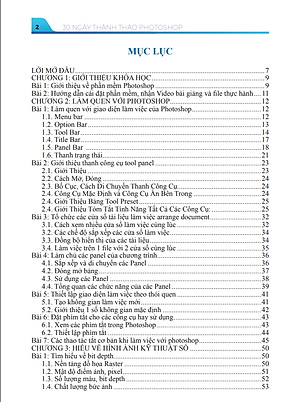 Sách 30 Ngày Thành Thạo Photoshop Kèm Video Bài Giảng và Sổ Tay Tra Cứu
