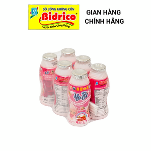 Sữa Chua Uống Tiệt Trùng Yobi Hương Cam / Hương Dâu ( Thùng 60 chai 100ml ) - Sản phẩm của Bidrico