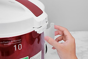 Nồi cơm nắp gài Cuckoo 1.8 lít CR-1081/RDWHVN - Hàng chính hãng