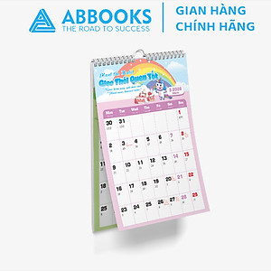 Lịch Treo Tường 2026 - Time Is A Gift - Thời Gian Là 1 Món Quà Chủ Đề Kỳ Lân - Kèm Sticker Trang Trí