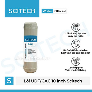 Lõi UDF/GAC 10 inch - Lõi số 2 máy lọc nước RO, bộ lọc thô - Hàng chính hãng