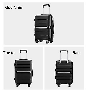 Vali Nhựa Dẻo PP Nicevilla Siêu Bền Size 20inch & 24inch & 28inch
