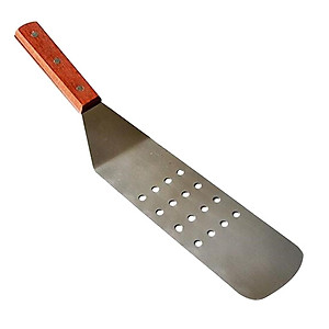 Stainless Steel Metal Griddle Spatula Griddle Accessories Hamburger Turner Scraper Pancake Flipper Great for BBQ Grill