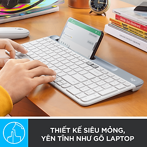 Bàn Phím Không Dây Bluetooth Logitech K580 - Hàng Chính Hãng