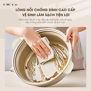 Nồi lẩu Bear SB-NL05F 5L (1500W) - Hàng chính hãng