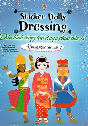 Sách Dán Hình Sáng Tạo Trang Phục Búp Bê - Trang Phục Các Nước 1