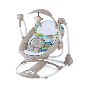 Nôi rung trẻ em Ingenuity ConvertMe swing-2-seat rung và đung đưa tự động thương hiệu Mỹ