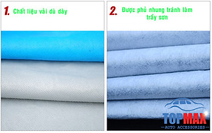 Bạt phủ xe hơi cách nhiệt, bạt trùm xe ô tô từ 4-7 chỗ chất liệu vải Oxford cao cấp YXXL+ ( dành cho xe bán tải)