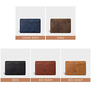Ví Lata ( Thời trang nam đựng namecard nhỏ gọn - Ví da LVN76 )