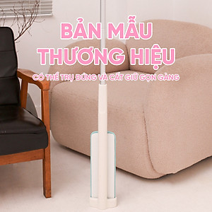 [Tặng Bông Lau] Cây Lau Nhà MyJae Sợi Microfiber Tự Vắt Phun Sương Xoay 360 Độ Thông Minh 138cm