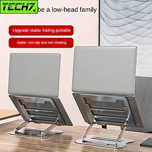 Giá Đỡ kim loại cho laptop máy tính bảng hỗ trợ tản nhiệt và điều chỉnh độ cao góc máy hàng nhập khẩu