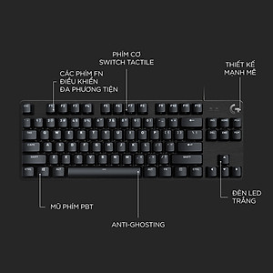 Bàn phím cơ game Logitech G413 TKL SE / G413 SE Full Size - Hàng chính hãng