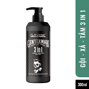 Dầu Gội - Xả - Tắm 3 In 1 Gentlemen