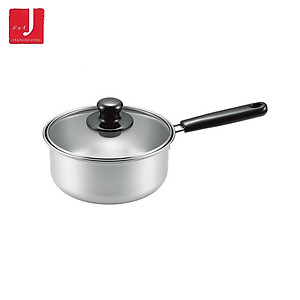 Nồi inox dùng cho bếp từ, nắp kính có tay cầm Tsubame nội địa Nhật Bản
