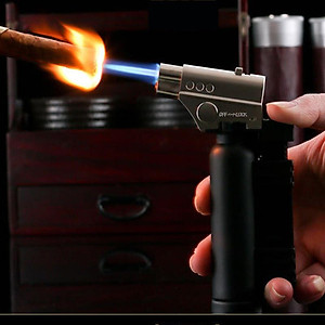 Vỏ Hột Quẹt Bật Lửa khò 1 tia cực mạnh để bàn Honest BCZ-500, có 2 chế độ lửa điều chỉnh dễ dàng