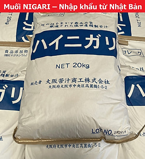 2kg Muối Nigari Nhật Bản tạo đông đậu hũ đậu phụ (Made in Japan) Chiết từ bao 20kg
