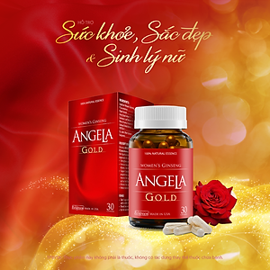 [Hộp 30v] Viên Uống ANGELA GOLD Hỗ Trợ Sức Khỏe, Sắc Đẹp Và Sinh Lý Nữ