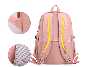 Balo nữ sinh đi học không thấm nước cao cấp phong cách hàn quốc 15.6"