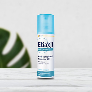 Xịt Khử Mùi Hàng Ngày Etiaxil Déodorant Anti-Transpirant  48H Peaux Sensibles Vaporisateur (100ml) + Tặng 1 Móc Khóa Nhựa 2 Mặt