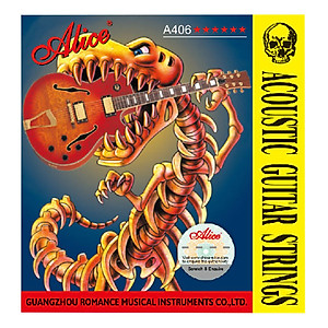 Combo 3 Bộ Dây Dàn Guitar Acoustic Alice A406P