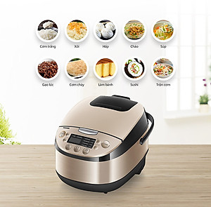 Nồi cơm điện tử Toshiba RC-18DR3PV(G) (1.8 Lít) - Vàng đồng - Hành Chính Hãng