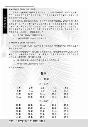 Luyện giải đề HSK5