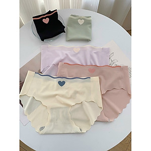 Bộ 5 Quần lót nữ su tim - Quần lót kháng khuẩn cao cấp - Quần lót nữ tàng hình