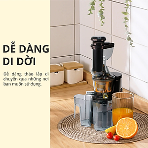 Máy Ép Trái Cây Mishio MK313 motor đồng máy nặng 5.2Kg - Hàng Chính Hãng