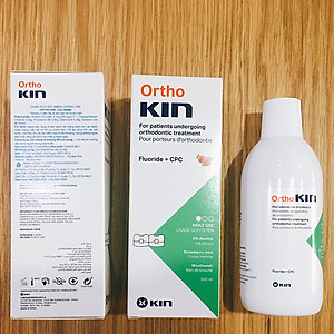 NƯỚC SÚC MIỆNG DÀNH CHO RĂNG NIỀNG ORTHO KIN 500ML